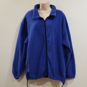 SJB sport women's blue fleece sweat jacket